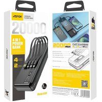 Aspor A301 20000mAh Power Bank – High Capacity & Fast Charging