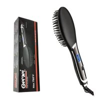 Gemei GM-2972 Professional Hair Straightener Brush For Sleek And Straight Hair