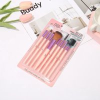 New 8 Makeup Brushes Set Mini Foundation Eyeshadow Blush Lip Brush Loose Powder Beginner Eye Shadow Brush Beauty Tool