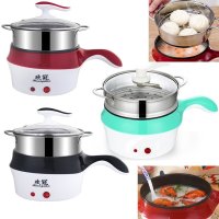 18 cm Multi-Function Electrothermal Steamer Pan Instant Hot Cooking Frying Pan