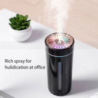 Rechargeable Usb Aroma Humidifier With Ambient Light- 300ml