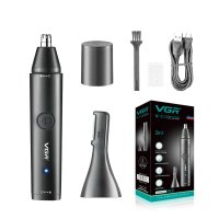 VGR Branded V-613 Ear, Nose & Eyebrow Trimmer Professional USB Rechargeable Nose Trimmer for Men and Women