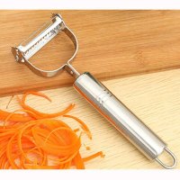 Potato and Vegetable Slicing Stainless Steel Multi Peeler tools - Silver