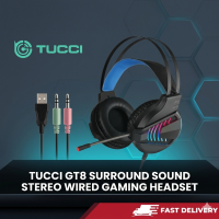 TUCCI GT8 Surround Sound Stereo Wired Gaming Headset.