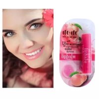 LIP BALM (PINK) M&M 12HR COLOR & SHINE PEACH BALM (PACK OF 1)