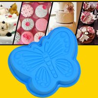12Pcs Butterfly Shape Cake Cup Liners I Silicone Baking Cups I Muffin Cupcake Cases I Microwave or Oven Tray Safe