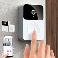 Visualizable Smart Doorbell,X9 Smart Wireless Remote Wireless Wifi Video Doorbell Camera