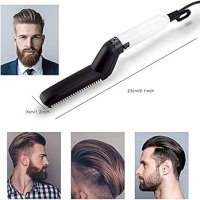 Modelling Comb Hair Styler Ceramic Flat Iron Beard Straightener Brush