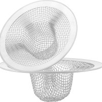 2pcs Mesh Bathroom Lavatory Sink Strainer