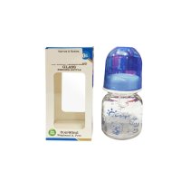 Heat Resistant Hi Transparency Standard Neck 4oz 120ml Glass Baby Feeding Bottles
