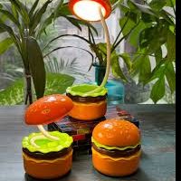 Kids Burger Shape Desk Lamp, LED