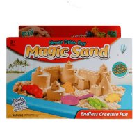  Magical space Sand, Box with molding toys Educational learning children modeling clay