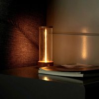 Quantum Night Light Mini Table Lamp - Cordless LED Desk Lamp with USB Rechargeable Magnetic Ambient Light