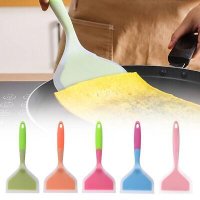 Kitchen Spatula Kitchen Spatula Convenient Silicone Spatula Heat Resistant Non-Stick Cooking Spatula with Hanging Hole Home Supply Solid Unibody Spatula