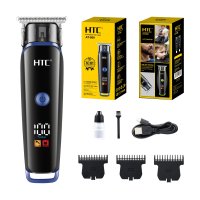 HTC PROFESSIONAL AT-569 Rechargeable Trimmer, With Perfect Adjustment Gears For Perfect Trim, Grooming Kit 60 min Runtime