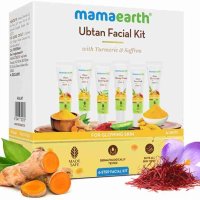 Mamaearth Ubtan Facial Kit with Turmeric & Saffron for Glowing Skin