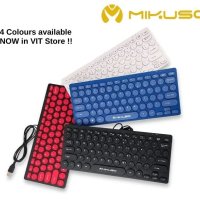 Computer keyboard MIKUSO KB-003U Colorful Cute Small USB Keyboard