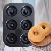 BAKING TRAY NON STICK - DONUT PAN 6