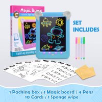 Magic Pad for Kids, Light Up Drawing Pad LCD Writing Tablet