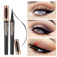 Black Eyeliner Pen Cosmetics Waterproof Long Lasting Face Makeup Quick-drying Eyeliner Women