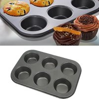 6 Cups non stick Cup Cake Tray / Non stick Muffin Baking Tray