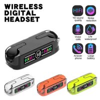 M12 MAX Earphone TWS In-Ear Earbuds Wireless Bluetooth Music Retro Digital Sport Display 2023 5.3 Headphones Earphones Head M2Q6