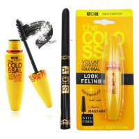 A.D.S Mascara Eye Brow Pencil & Volum Express Colossal 12 ml