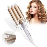 Triple barrel, hair curler, egg roll head, hair curler, 3 stick electric ceramic curling iron