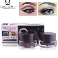 Miss rose Gel Eyeliner Black and Brown 2in1